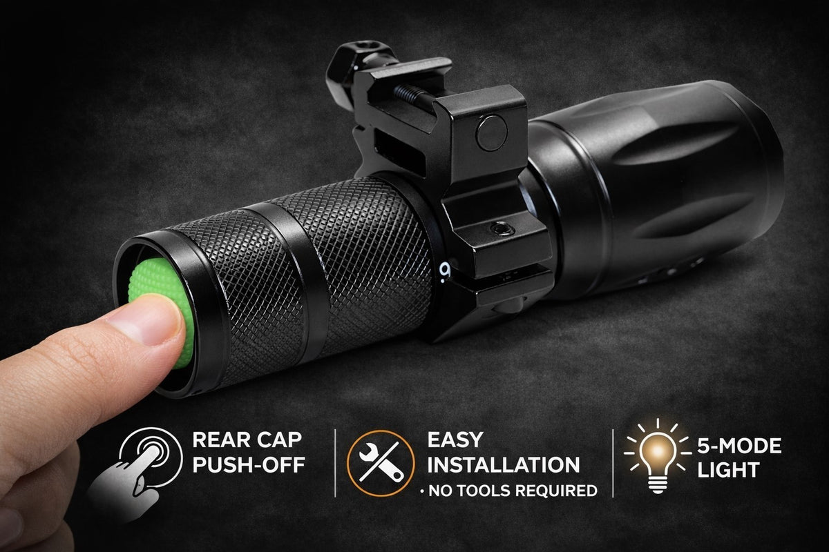 Shotgun Laser and Flashlight Combo Kit for Mossberg 500, 590, Maverick 88