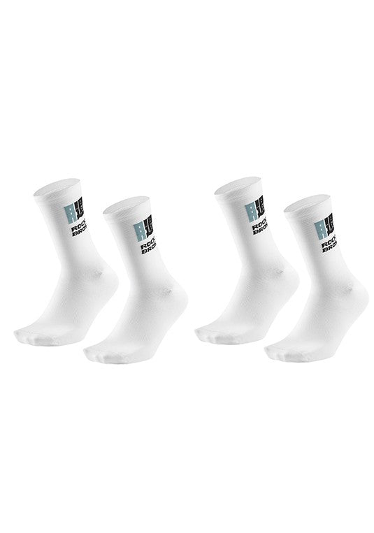 Breathable Cycling Socks 2-3 Pack - Athletic Crew Bike Socks for Men & Women