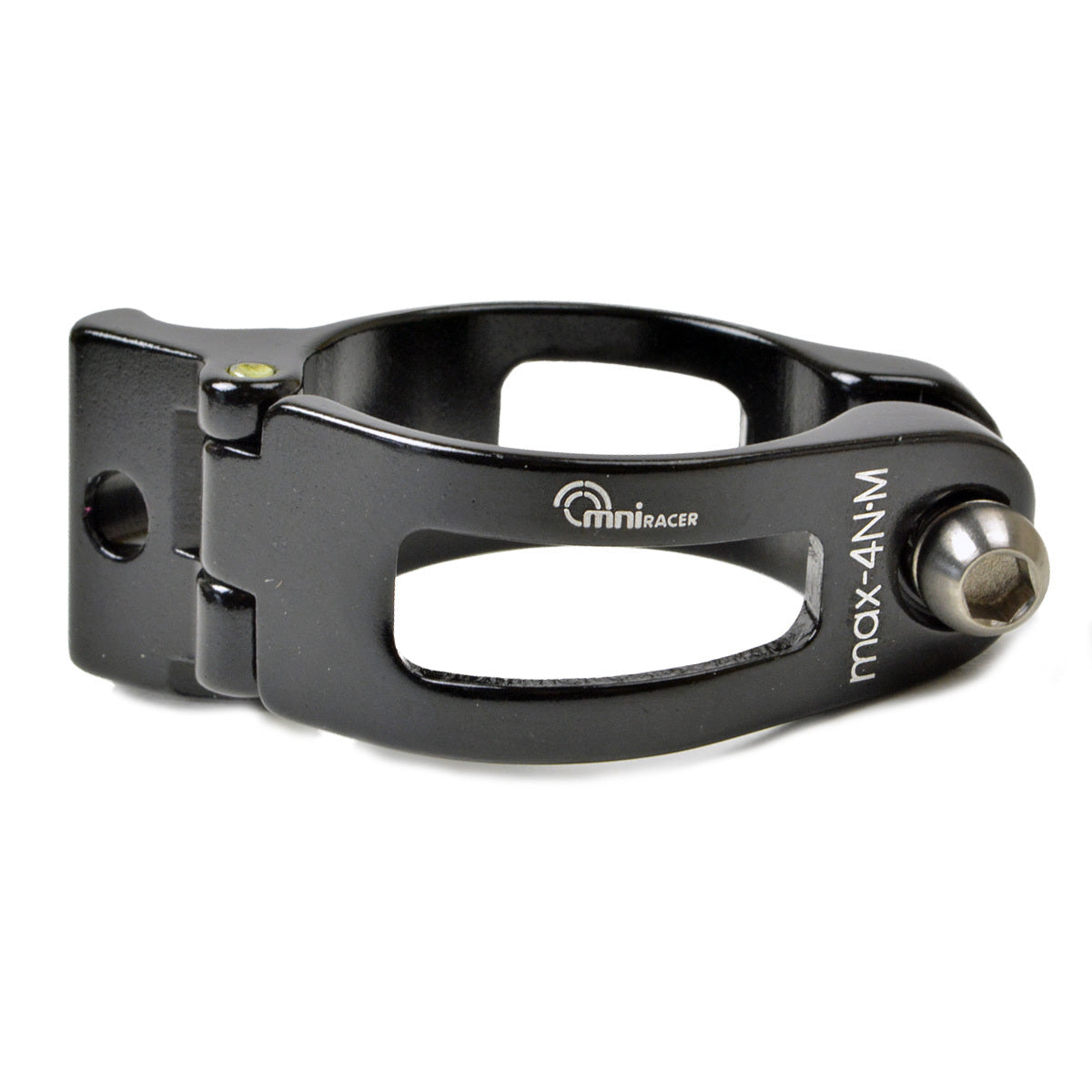 Lightweight Bike Front Derailleur Adapter Clamp - 28.6mm Black
