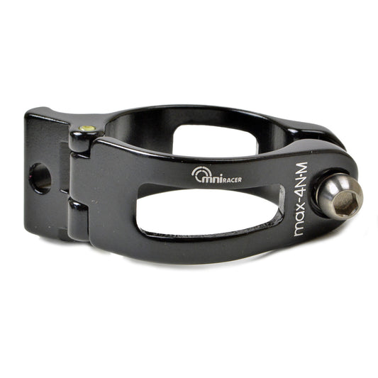 Lightweight Bike Front Derailleur Adapter Clamp - 28.6mm Black