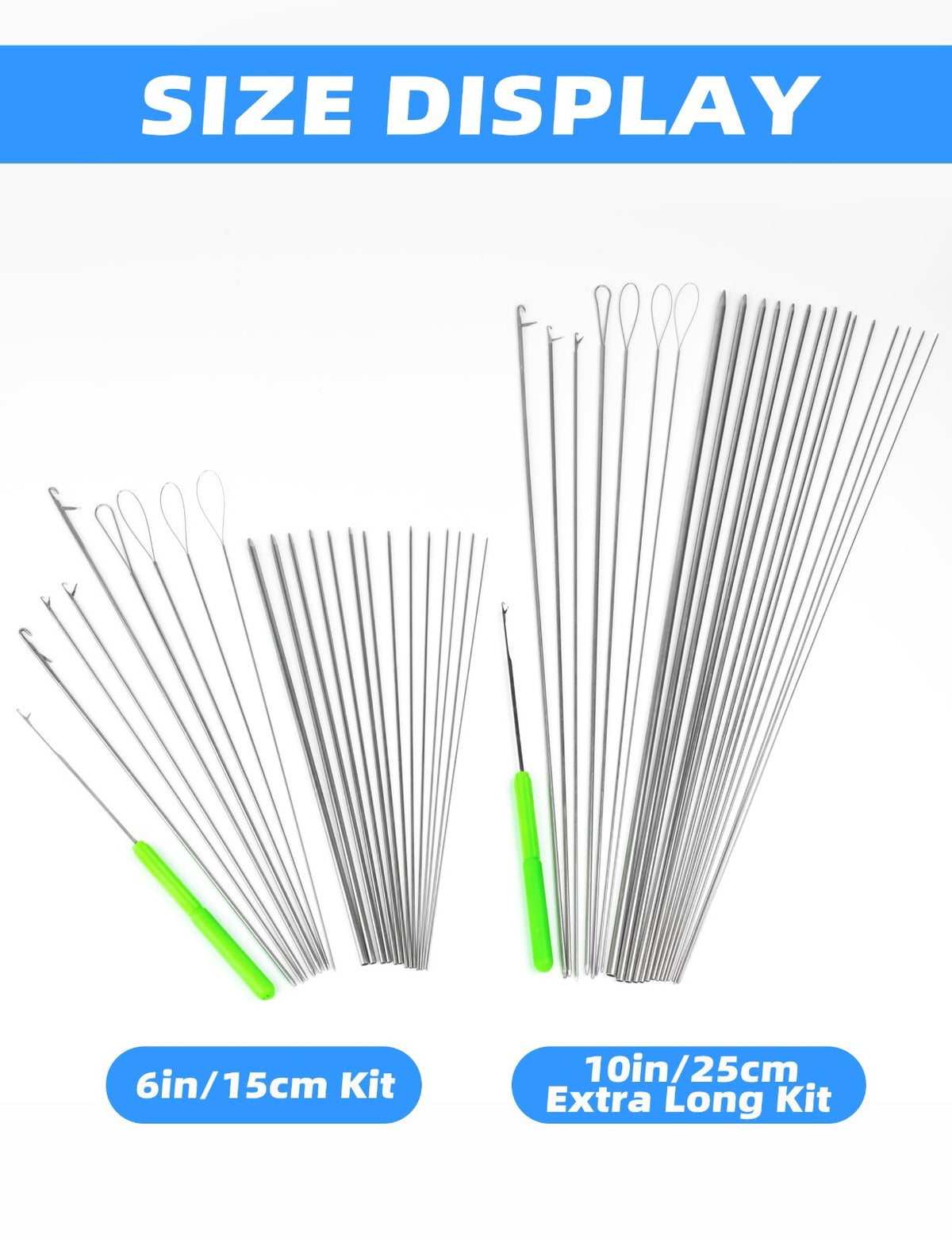 Spectra Threading & Splicing Needle Kit 21pcs for Line Splicing and Rigging