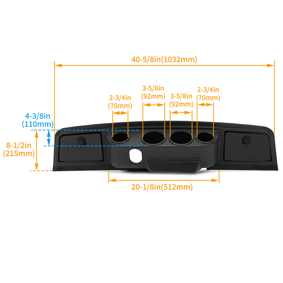 Golf Cart Dashboard Kit for Yamaha G14 G16 G19 G22 1995-2007 Replacement Cover
