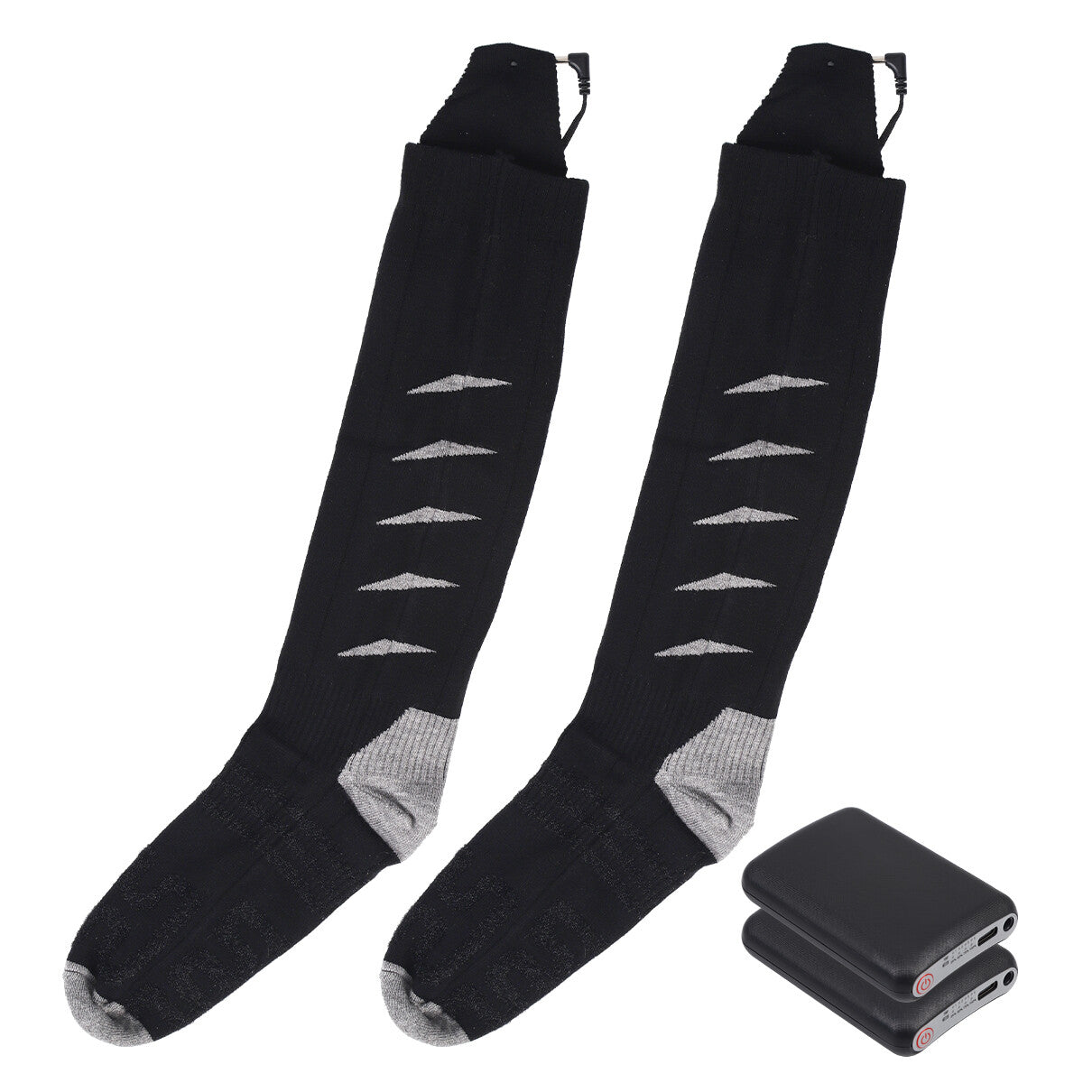 Electric Heated Socks Rechargeable Battery Winter Foot Warmer Men Women