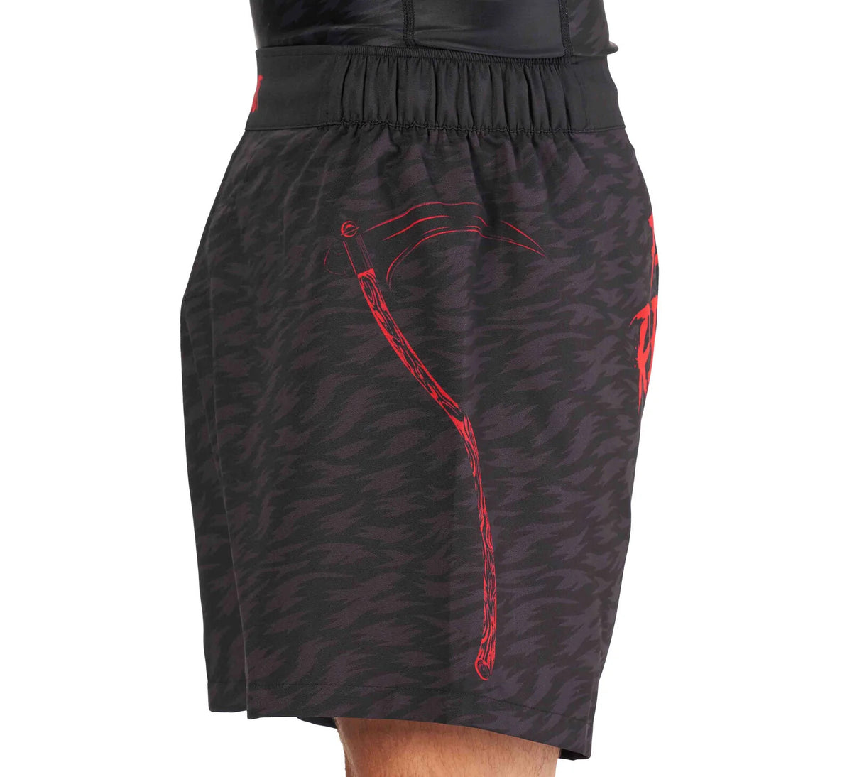Lightweight MMA BJJ Fight Shorts - Fear the Reaper Grappling Gear