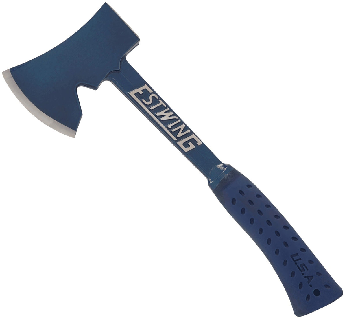 15-Inch Camper's Axe with Tent Stake Puller and Shock-Absorbing Grip