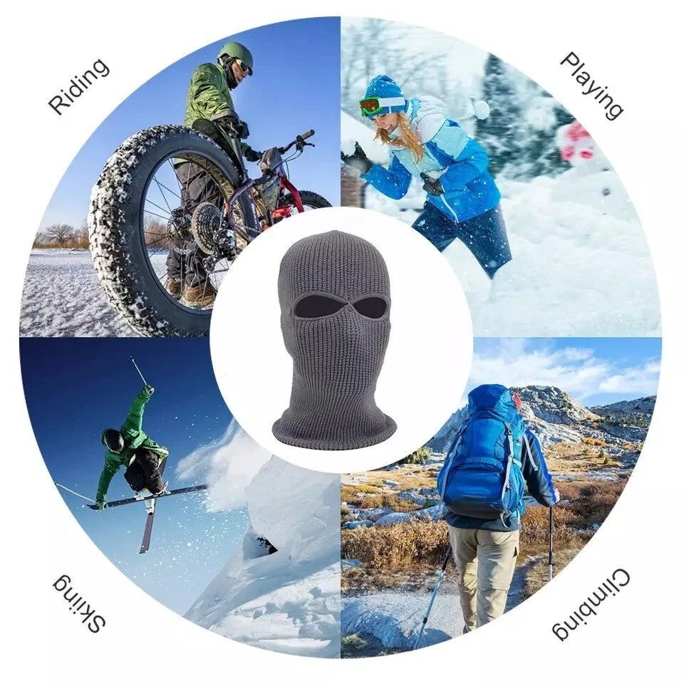 Full Face Winter Ski Mask Balaclava Beanie Tactical Warm Hat