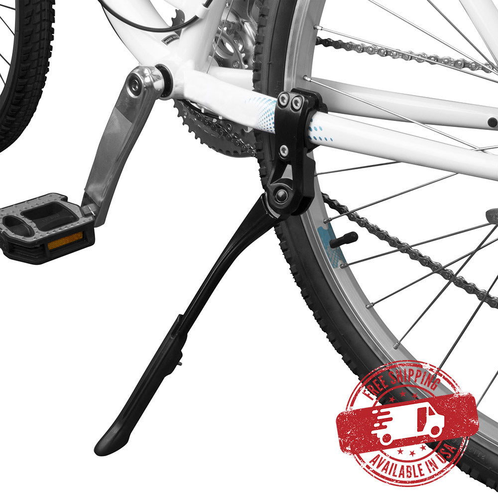 Adjustable Alloy Bicycle Kickstand for 24-28 Inch Mountain & Road Bikes