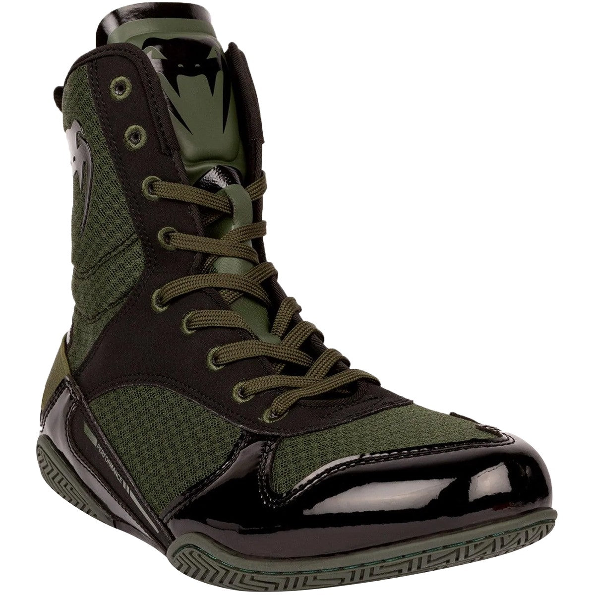 Venum Elite Boxing Shoes Khaki - High-Performance Training Footwear