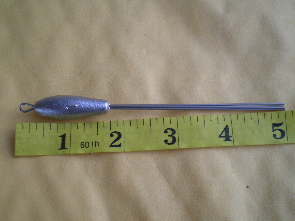 25 Pack 1 Oz Fishing Sinkers Claw Weights with Stainless Steel Legs