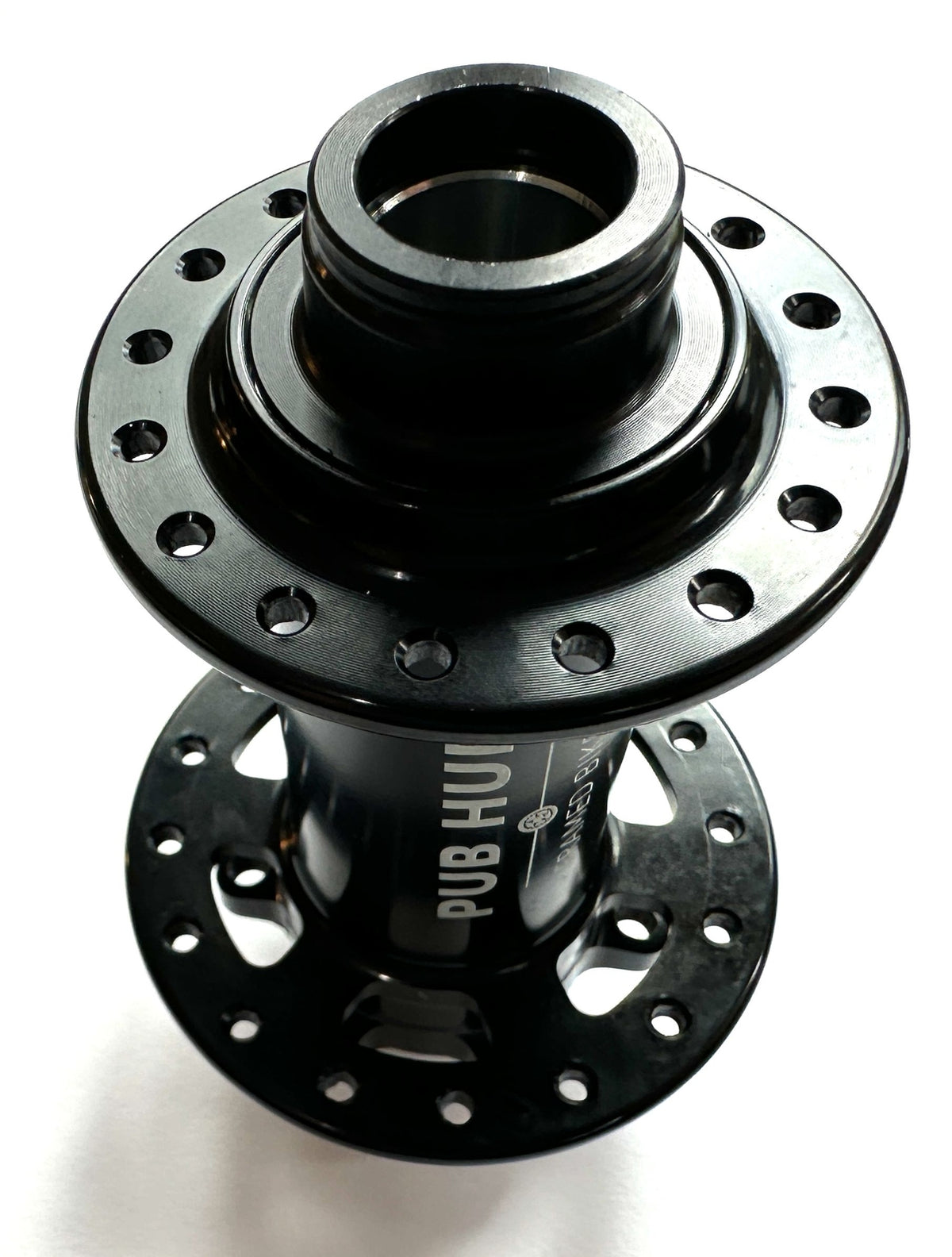 Bike Disc Hub 32H 110mm x 15mm 6-Bolt Front Sealed Bearings Black