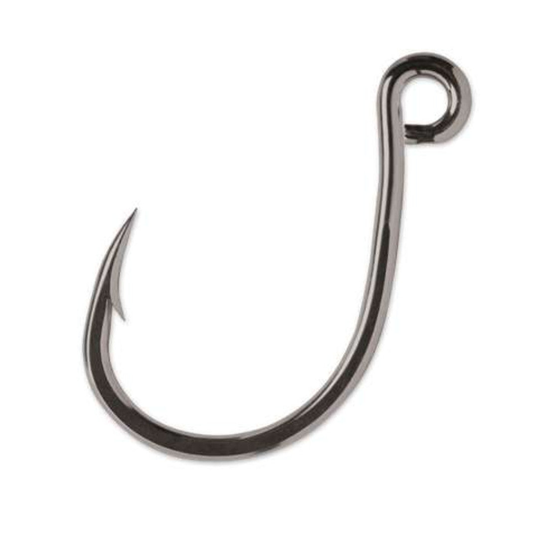Inline Fishing Hooks - Strong, Heavy Gauge, Versatile for Lures and Jigging