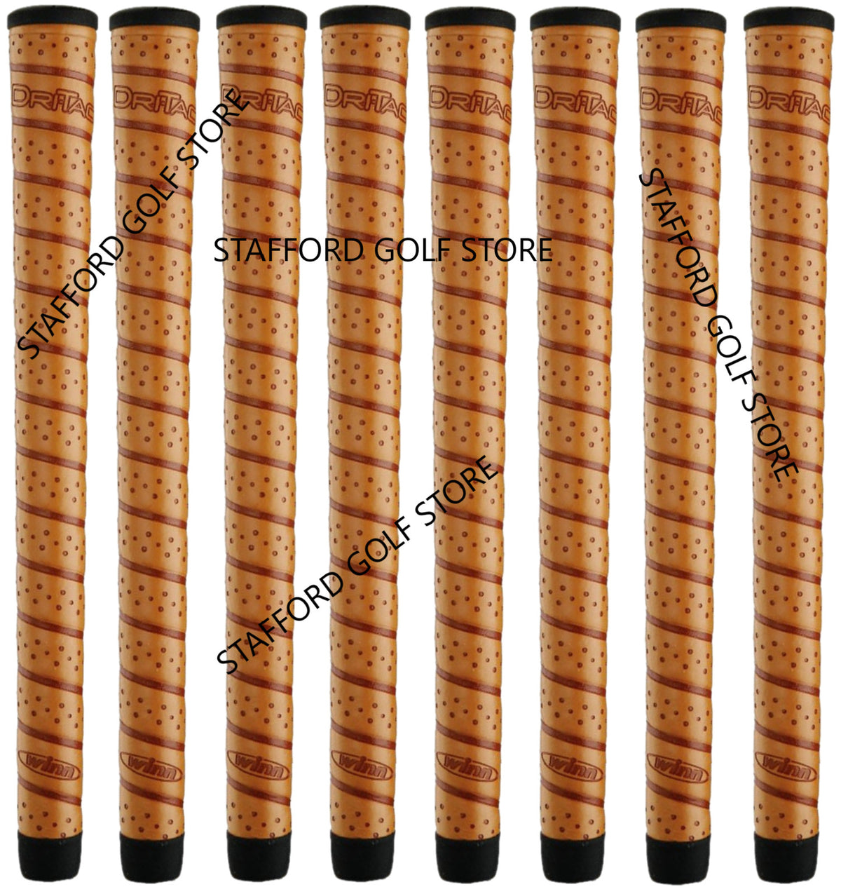 Golf Grip Set - Winn Dri-Tac Wrap Copper Multiple Sizes & Quantities