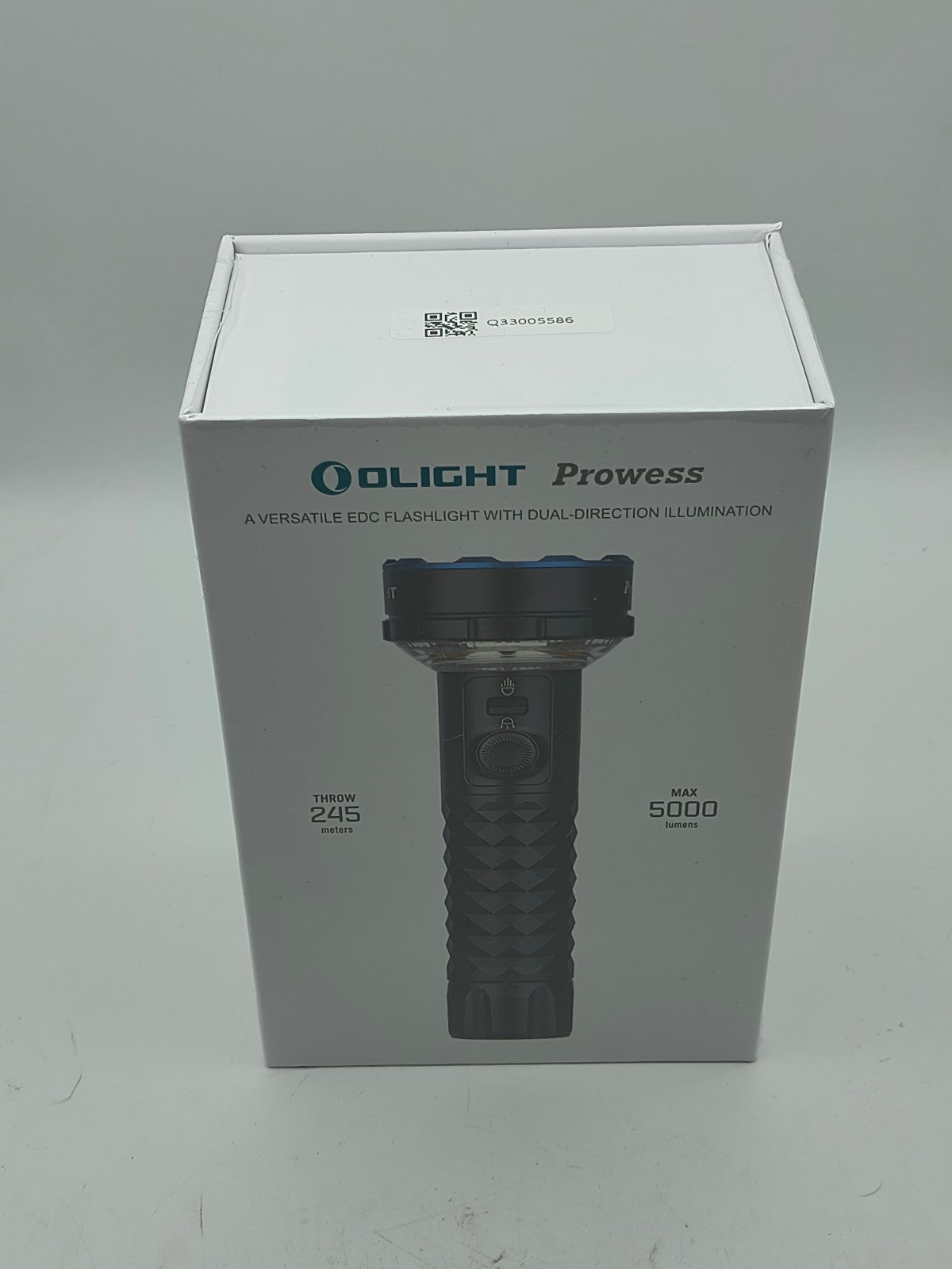 High Power LED Flashlight with 5000 Lumens and Dual Light Modes
