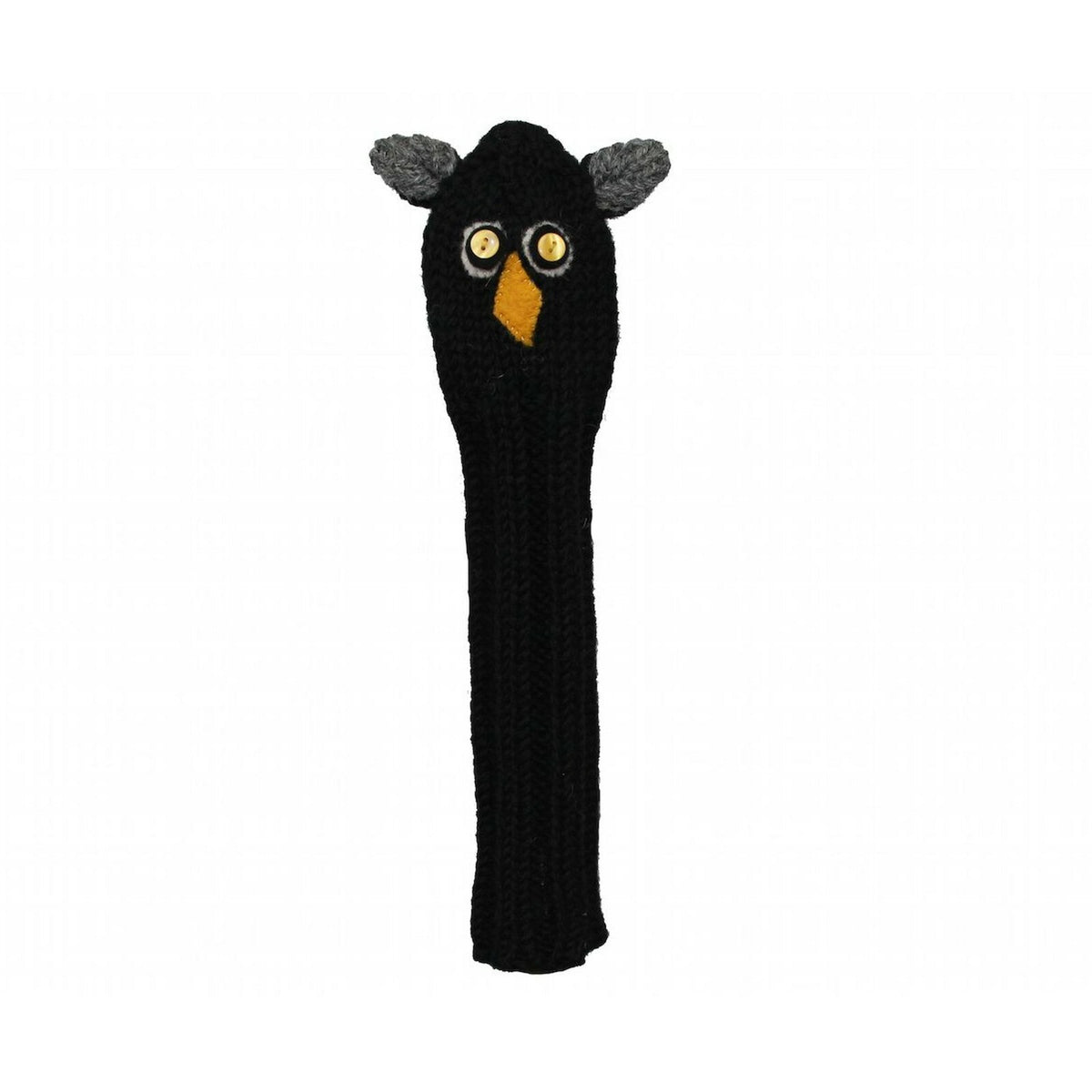 Golf Alignment Stick Cover Wool Animal Knit Golf Accessory Multiple Styles