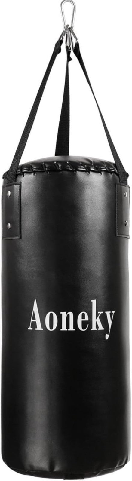 Leather Unfilled Punching Bag for Beginners - Karate Kicking & Boxing Training