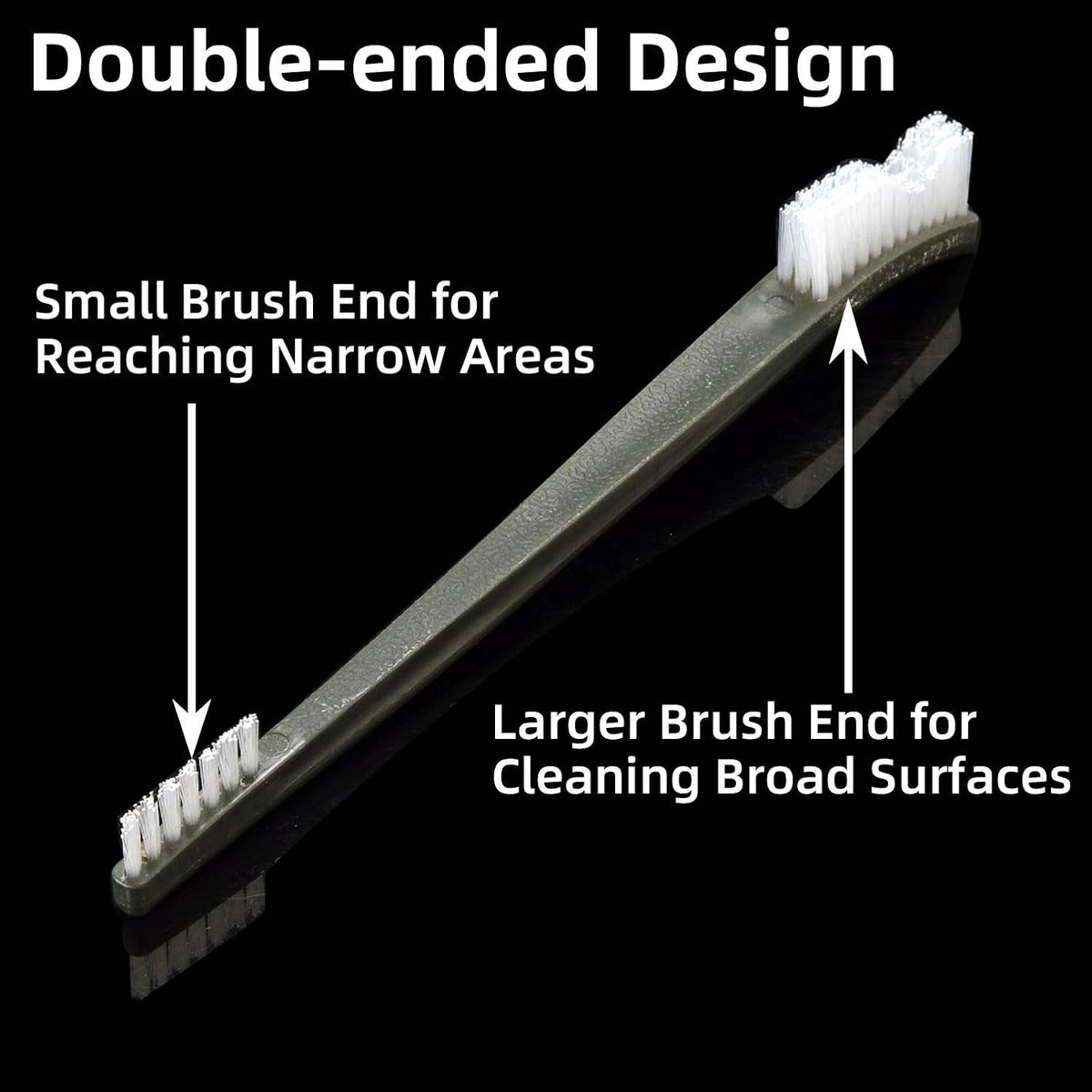 20 Pack Double-Ended Gun Cleaning Brushes 7 Inch Nylon Bristle Tools