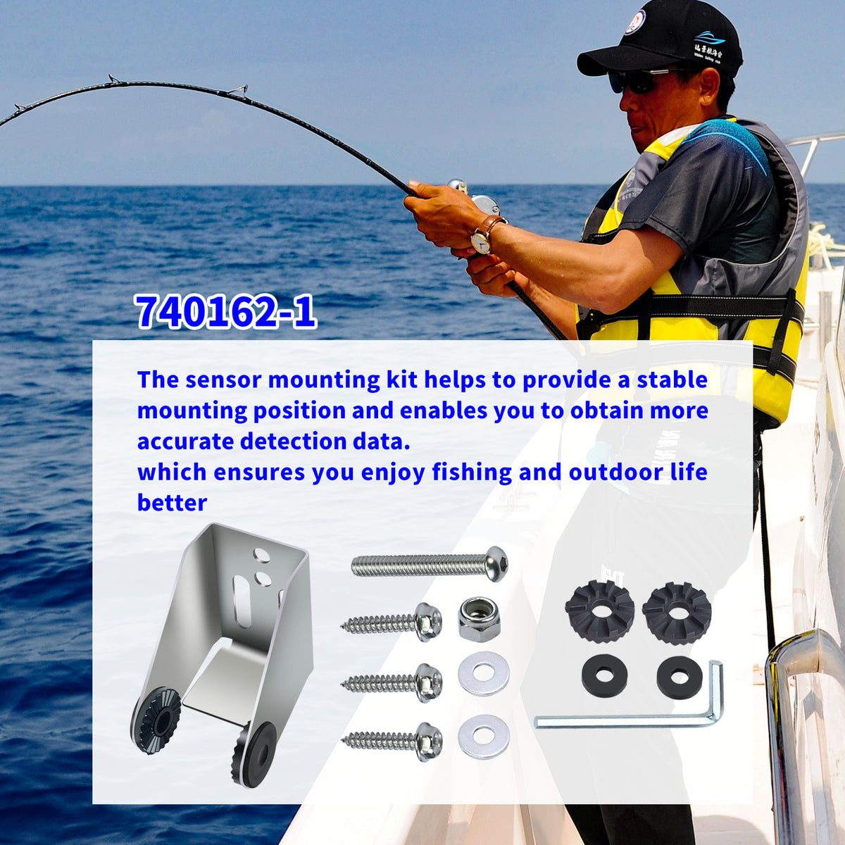 Metal Transducer Mounting Bracket for Si G2N MHX MXNT - Durable Fish Finder Mount