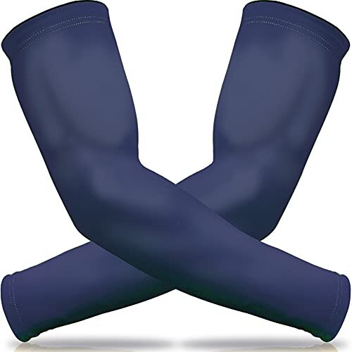 UV Protection Arm Sleeves for Men Women Cooling Compression Sunblock