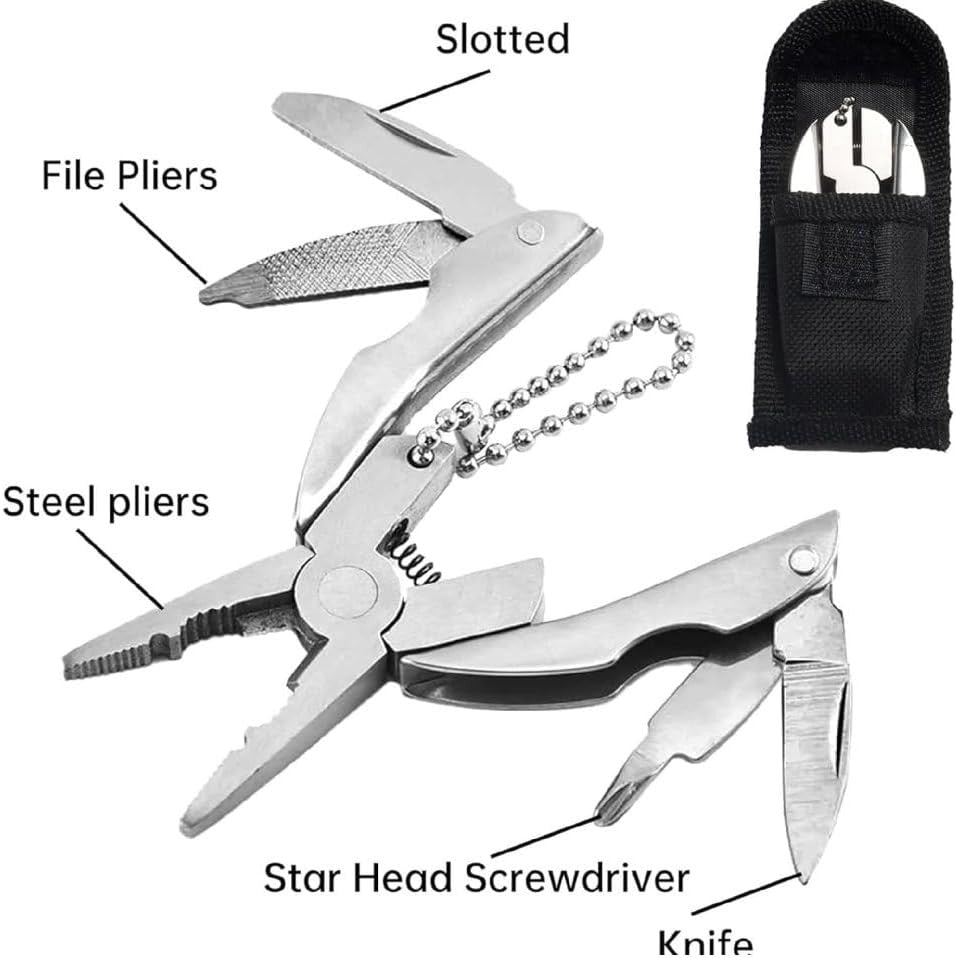 Multi-Functional Pocket Folding Pliers for Camping and Outdoor Use