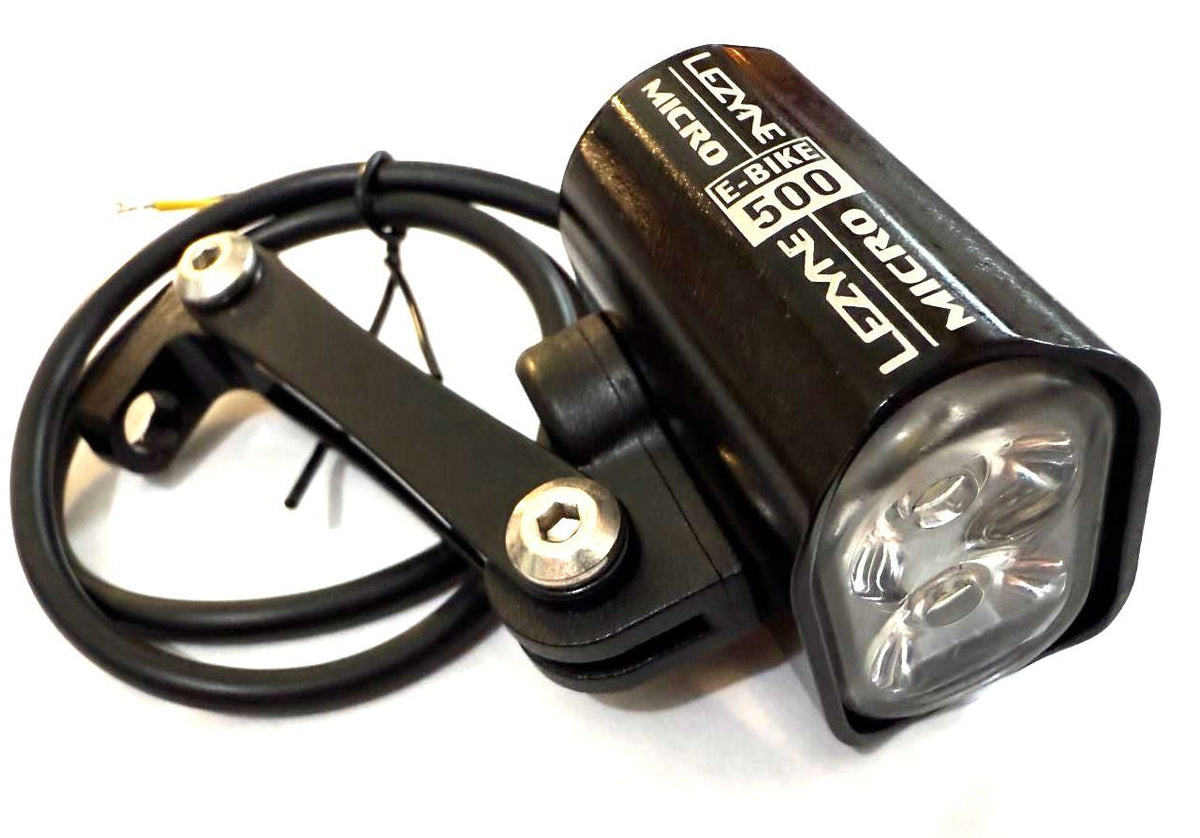 Ebike Headlight 500 Lumens LED Fork Mount Bike Light - Micro Drive