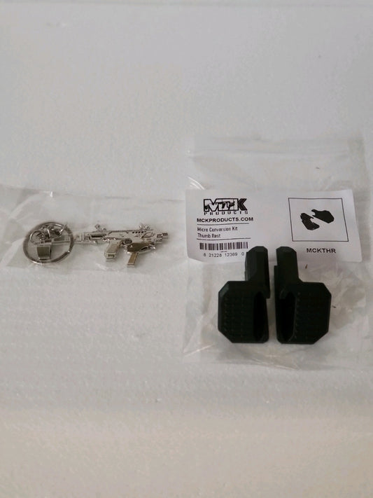 Thumb Rest for Gen 1-3 MCK Rifle Accessories - Fits All Models and Keychain
