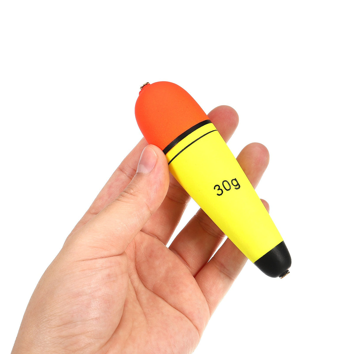 4 Pack 1oz EVA Fishing Slip Bobbers Yellow - Tackle for Carp & Bass