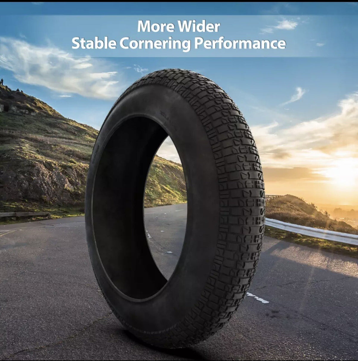 20-Inch Fat Bike Tire 60 TPI - Strong Durable Off-Road Bicycle Tire