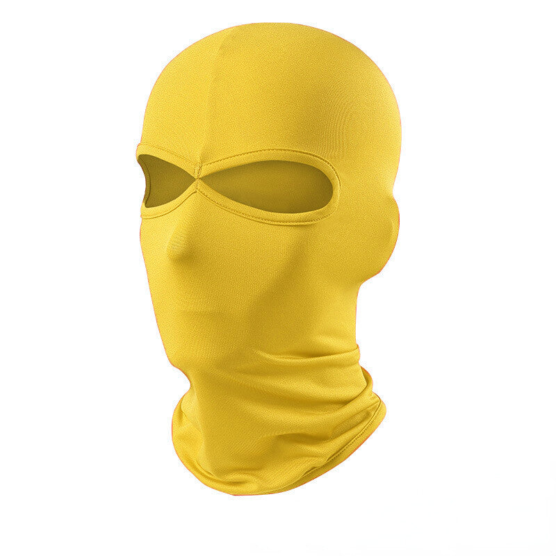 Unisex Ski Face Mask with 2 Holes UV Windproof Breathable Balaclava