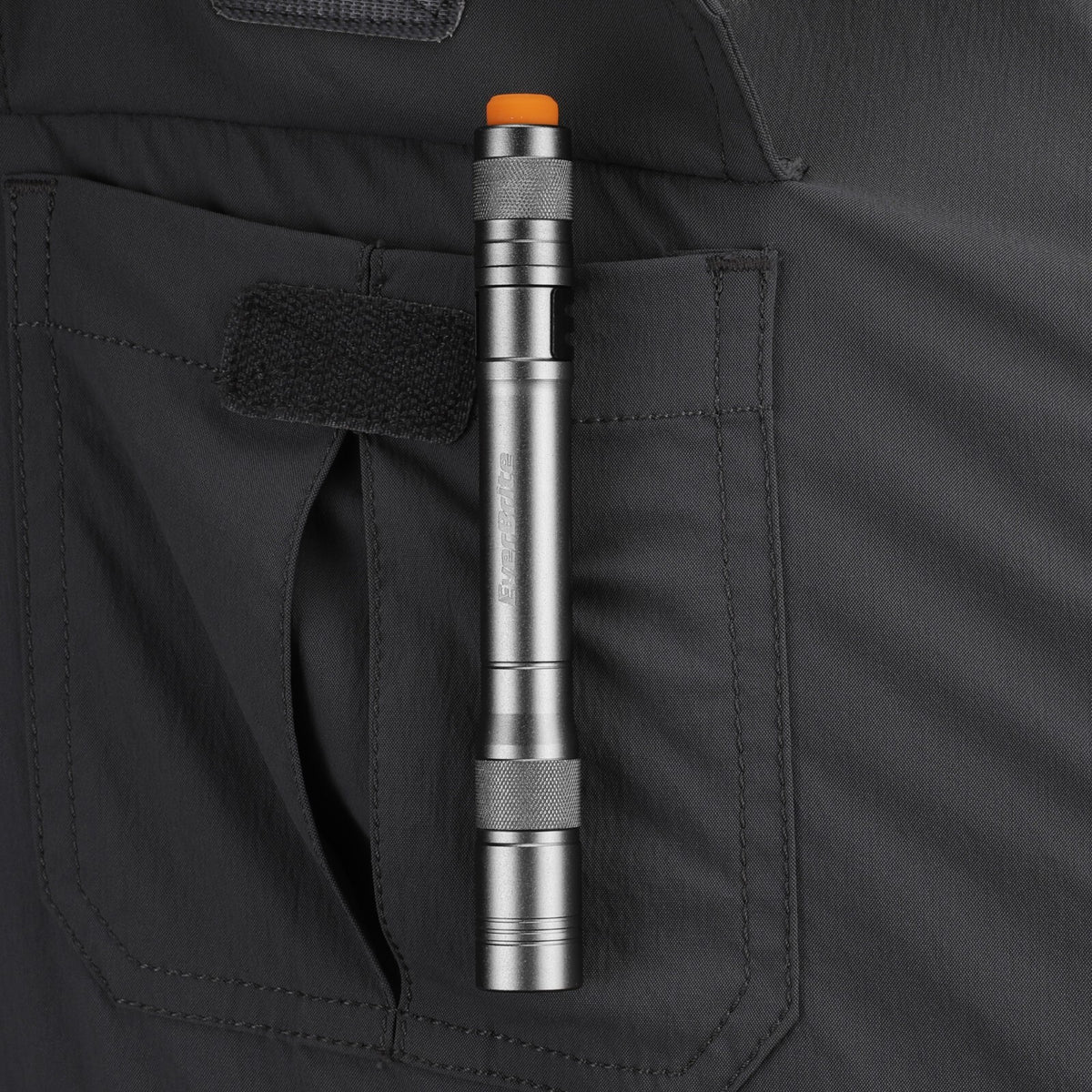 LED Pen Light Set - 4 Pack Compact Aluminum Pocket Flashlights with 3 Light Modes