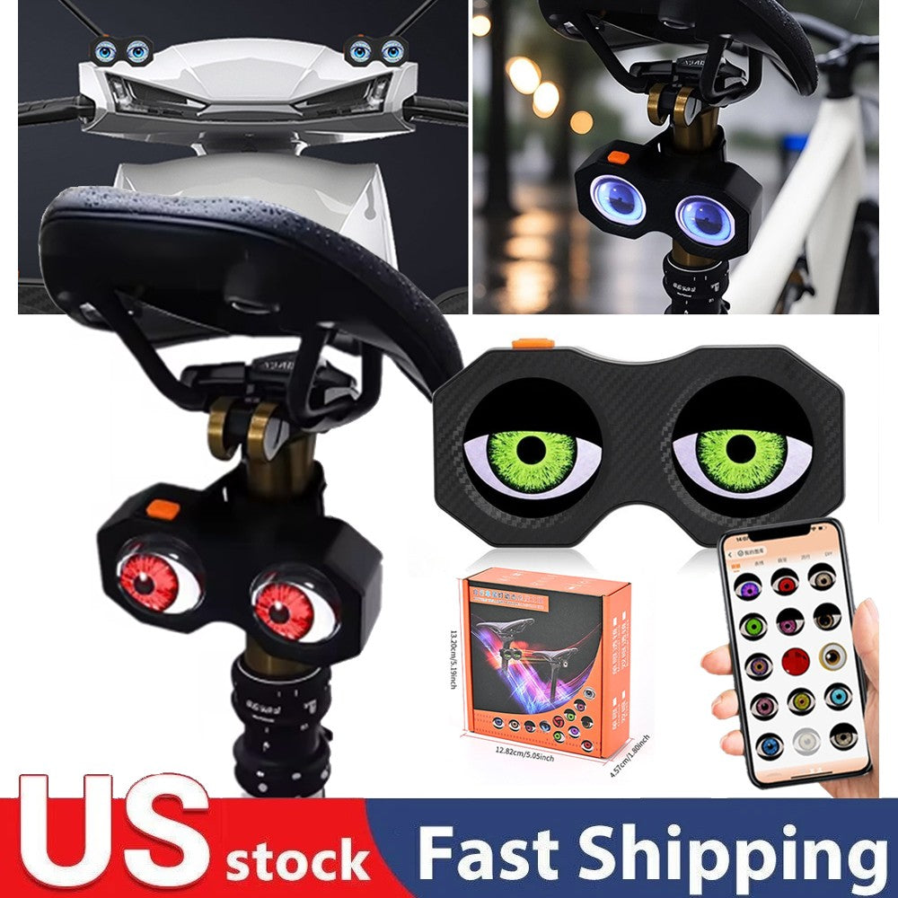 LED Devil Eye Light for Motorcycle Bike App Control Waterproof Decor