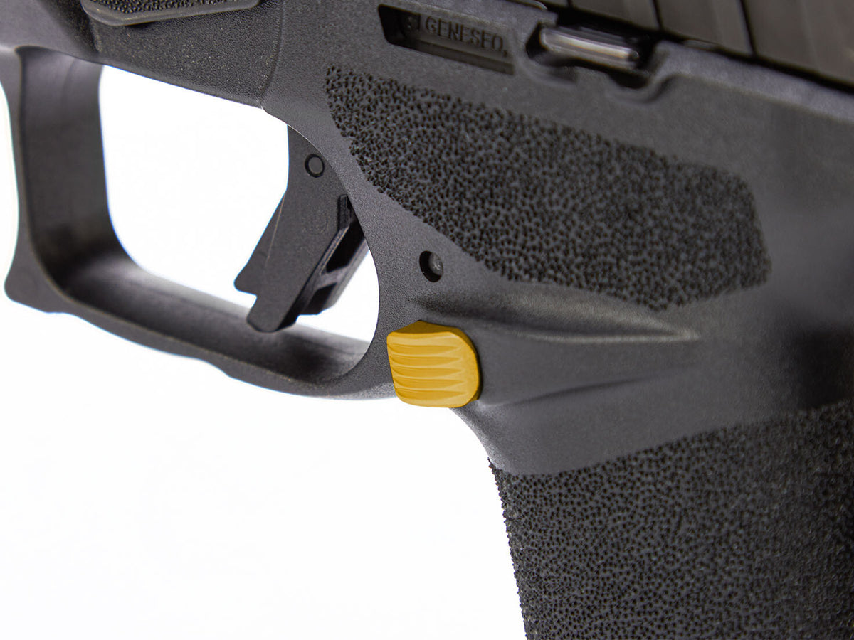Extended Magazine Release for Springfield Echelon - Ambidextrous & Reversible Steel Aluminum