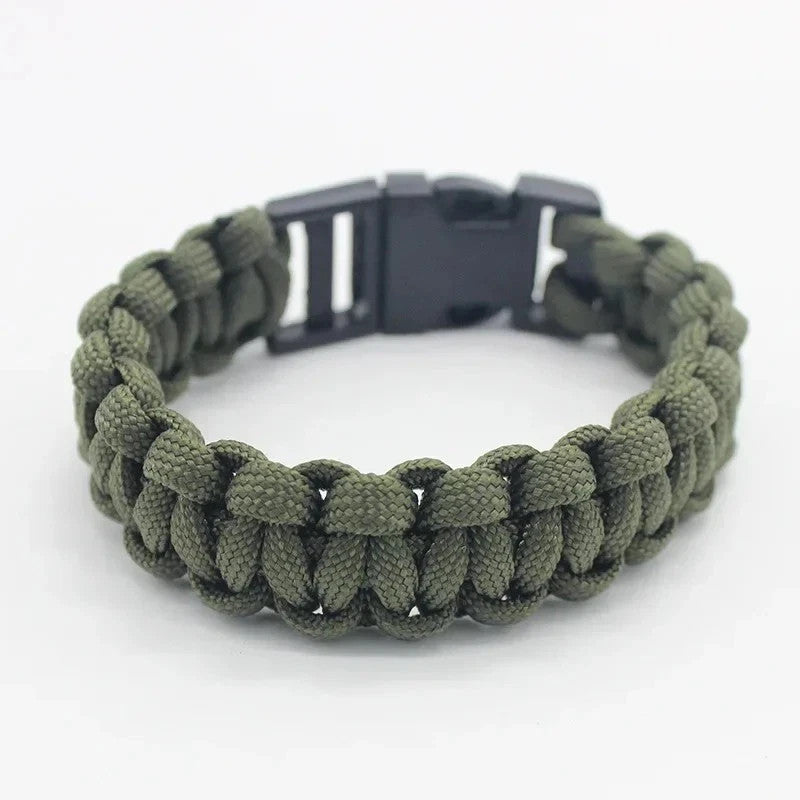 Paracord Bracelets Outdoor Camping Rope Wristbands for Emergency EDC