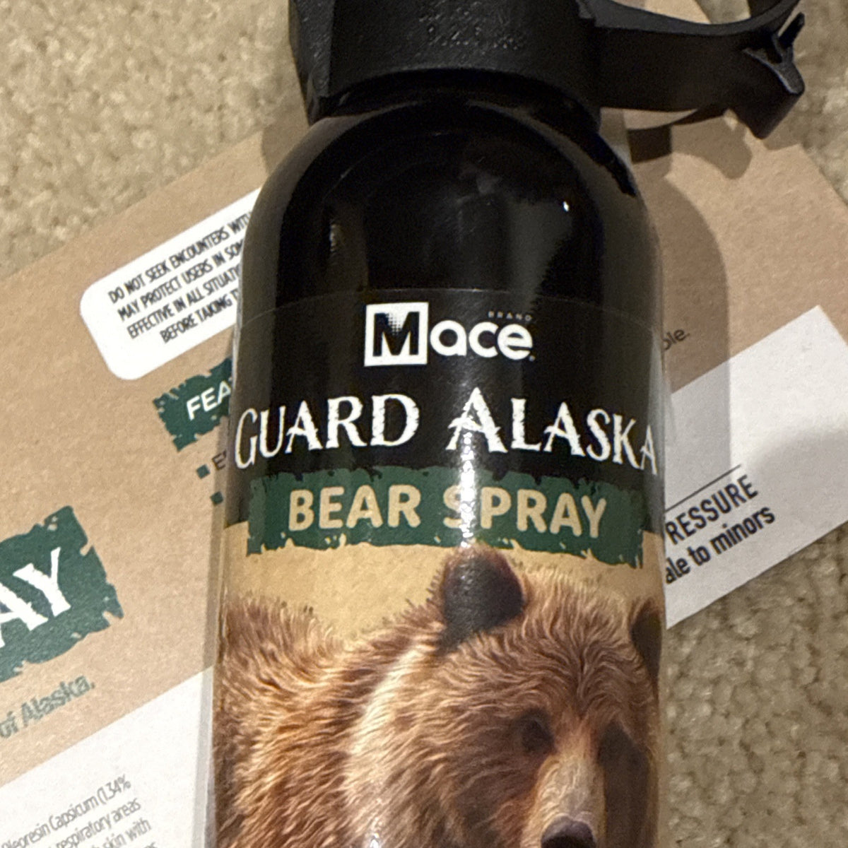 Bear Repellent Spray - 9 oz. Outdoor Survival Deterrent with EPA Registration