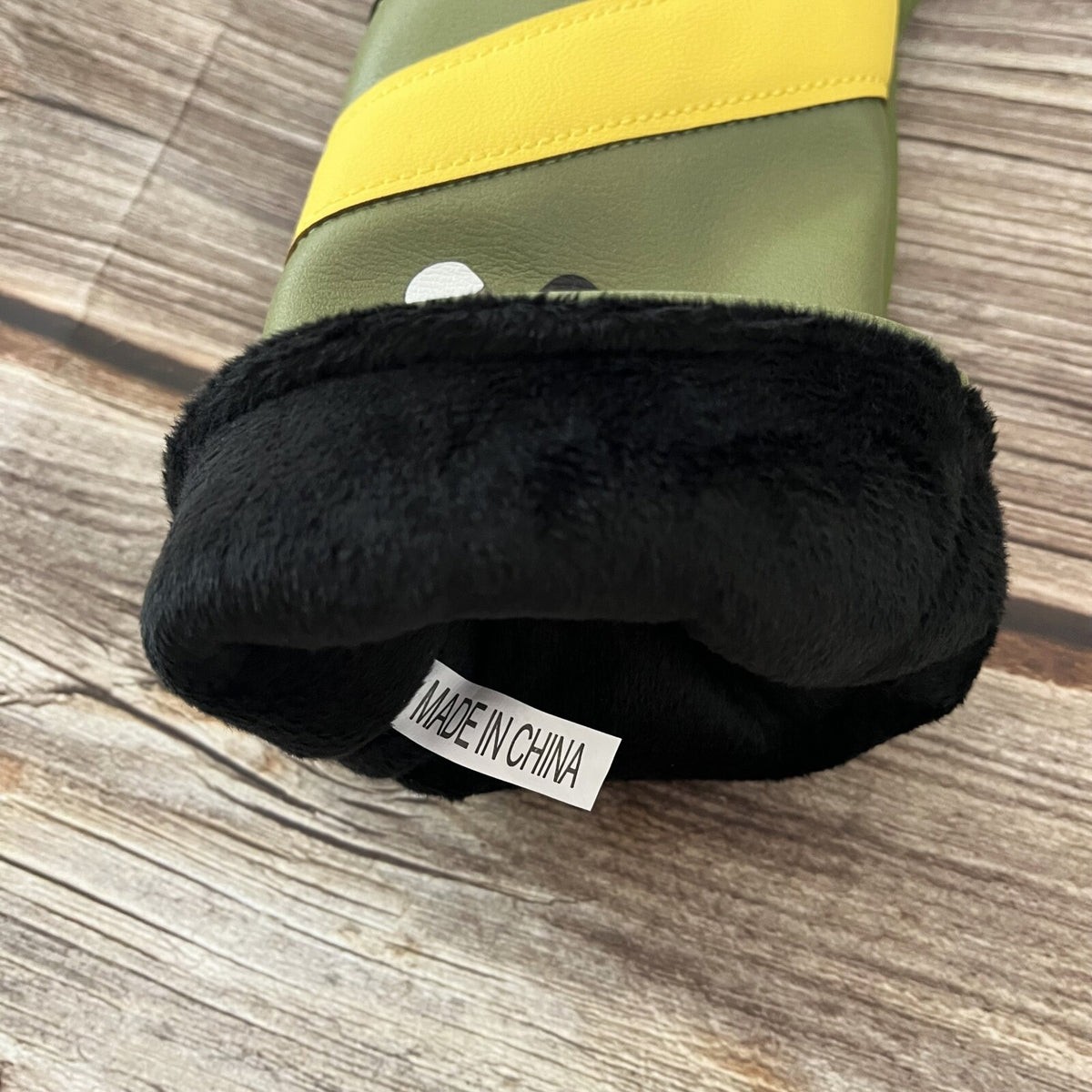 Golf Club Head Cover for 5-Wood PU Leather Fairway Cover Waterproof & UV-Resistant