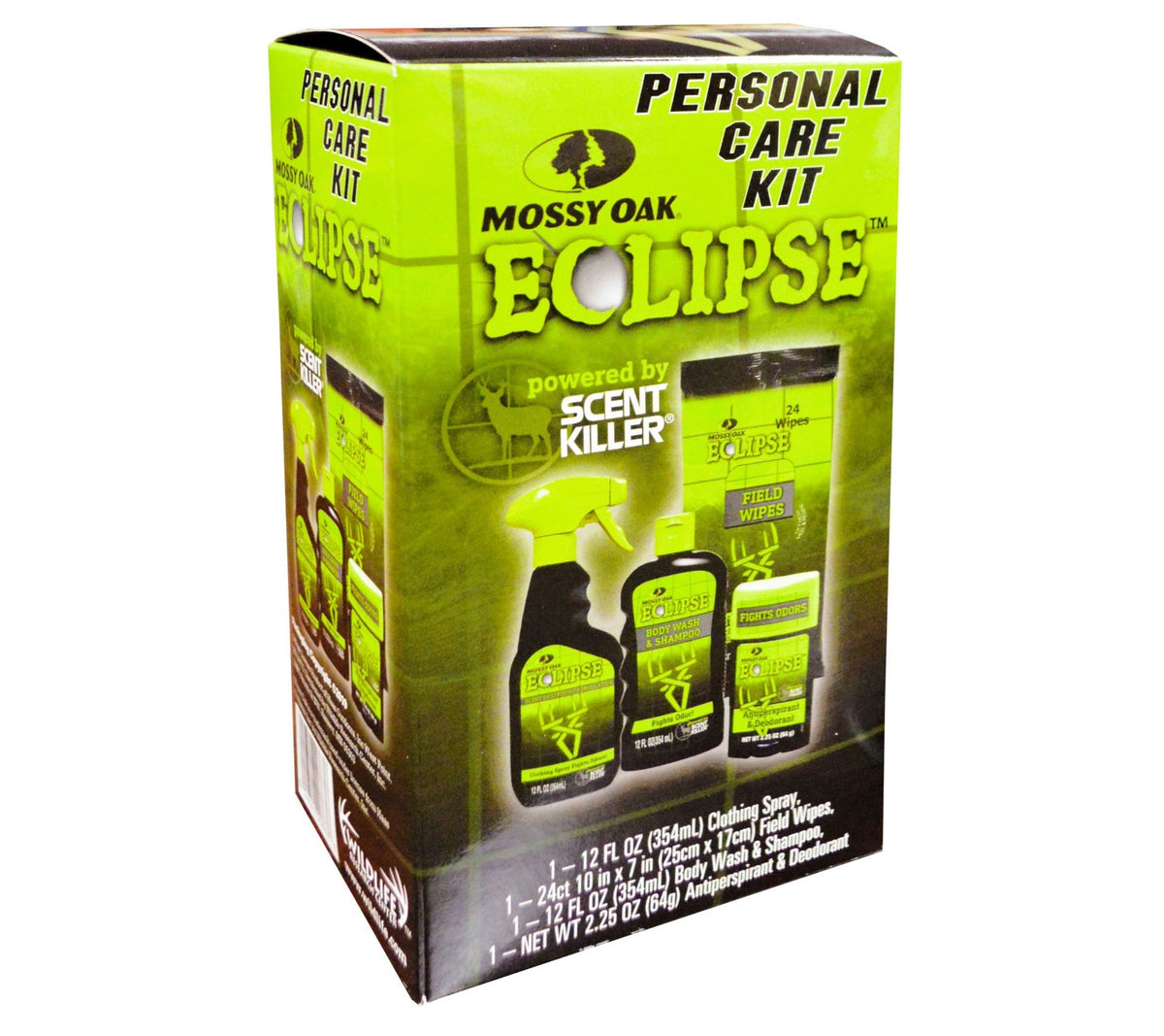 Wildlife Research Center Eclipse Mossy Oak Scent Killer Personal Care Kit