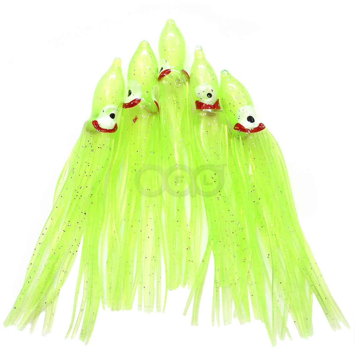 Artificial Soft Plastic Fishing Skirts 4.5-inch Octopus Fish Lures Bait Lot