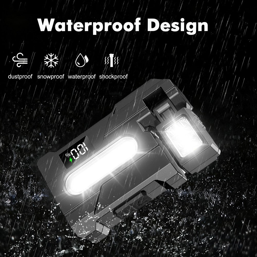 Rechargeable COB LED Work Light Torch Inspection Handheld Flashlight