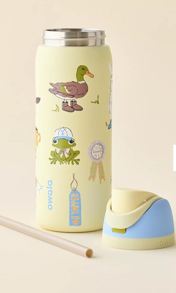 32oz Water Bottle with FreeSip Spout - Party Animals Design, Owala