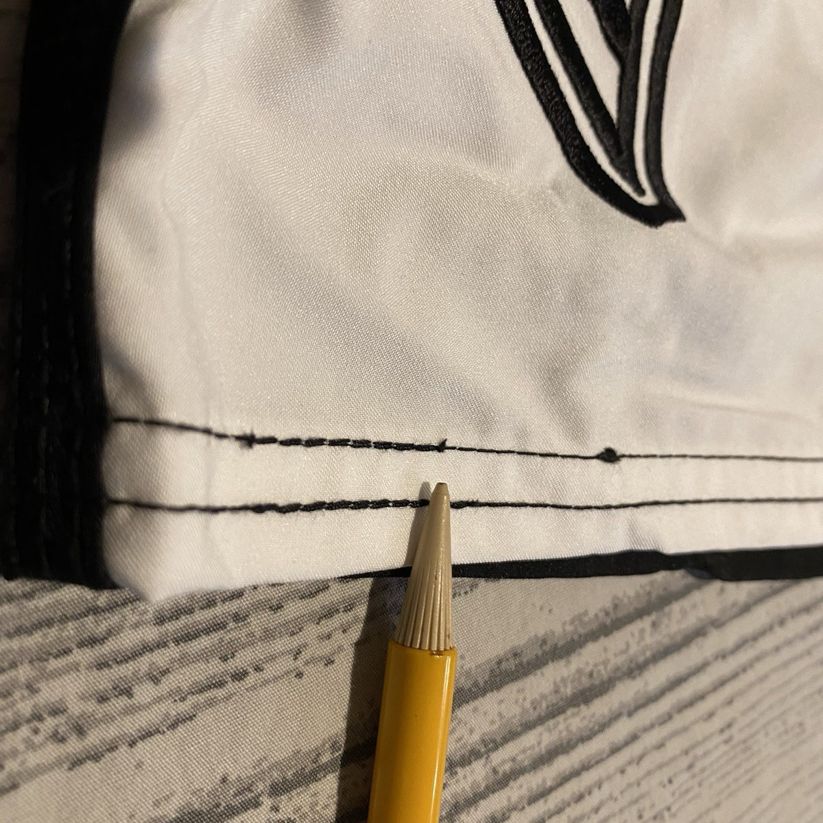 Men's MMA Wrestling Shorts Black White Drawstring 40
