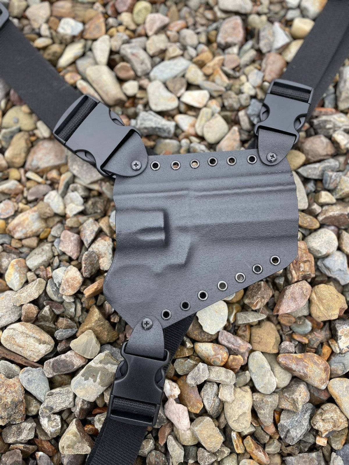 Poly Public Defender Chest Holster Adjustable for Law Enforcement & Tactical Use