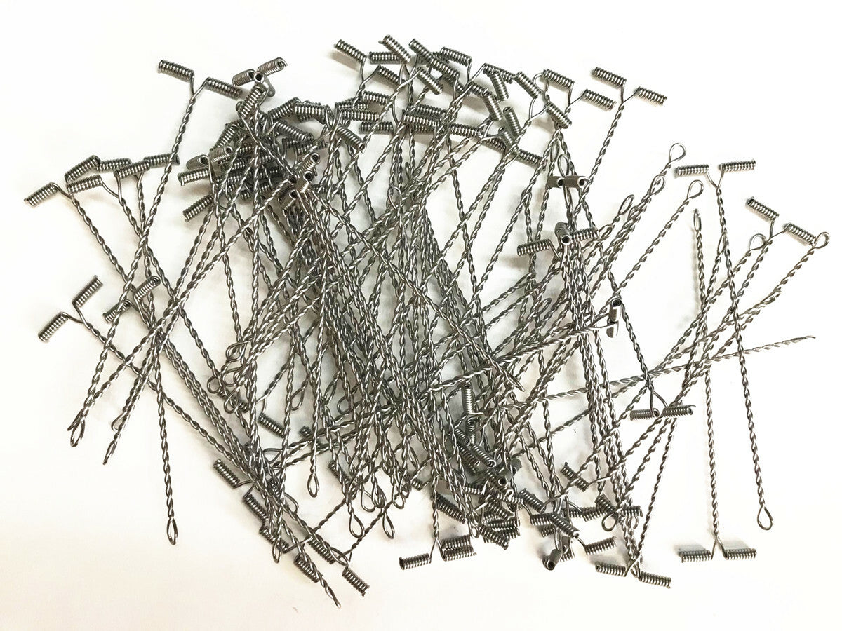 Crappie Fishing Rig Arms Set - Stainless Steel Twisted Top & Bottom Arms, Multiple Lengths