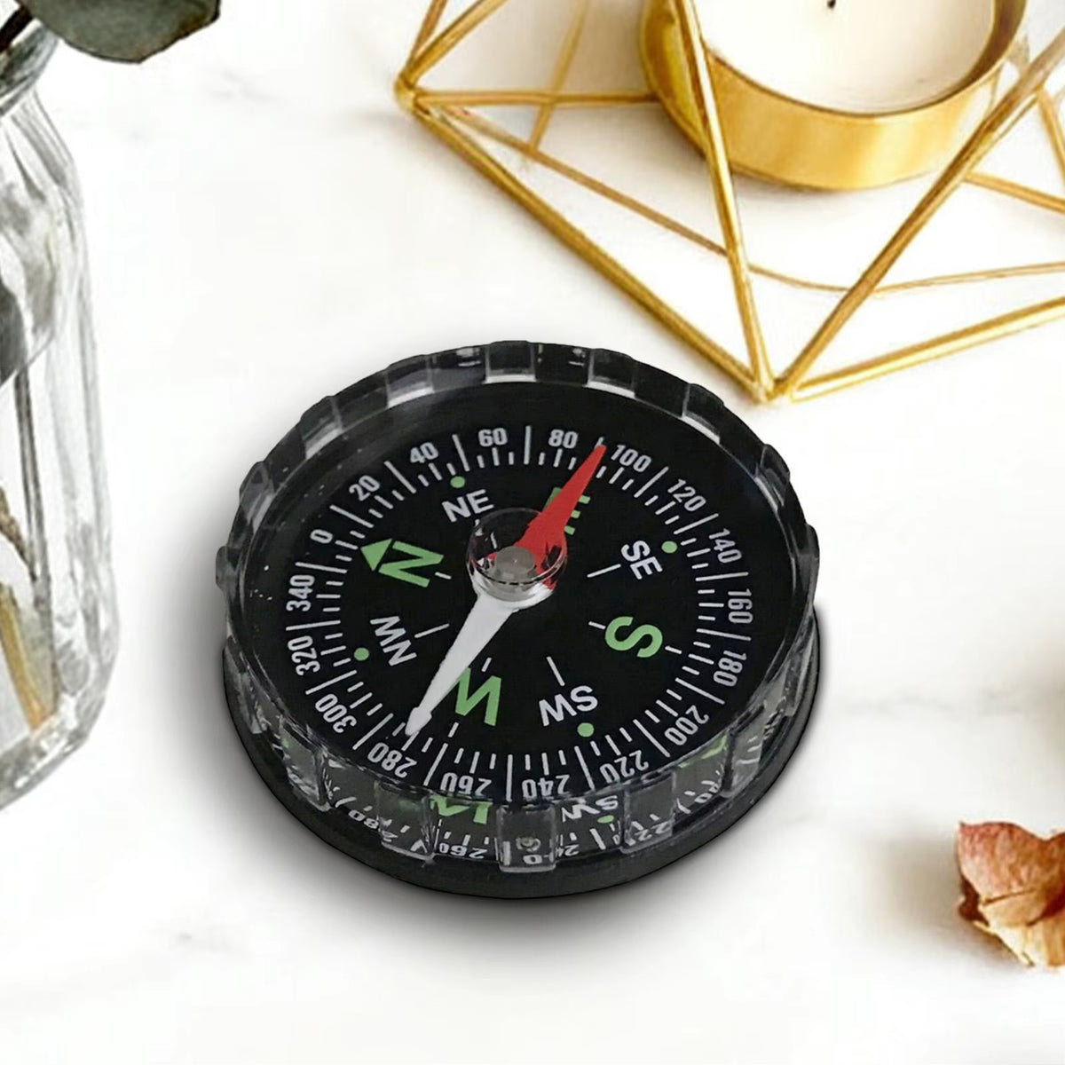 Waterproof Hiking Compass Multifunctional Navigation Survival Mountaineering Tool