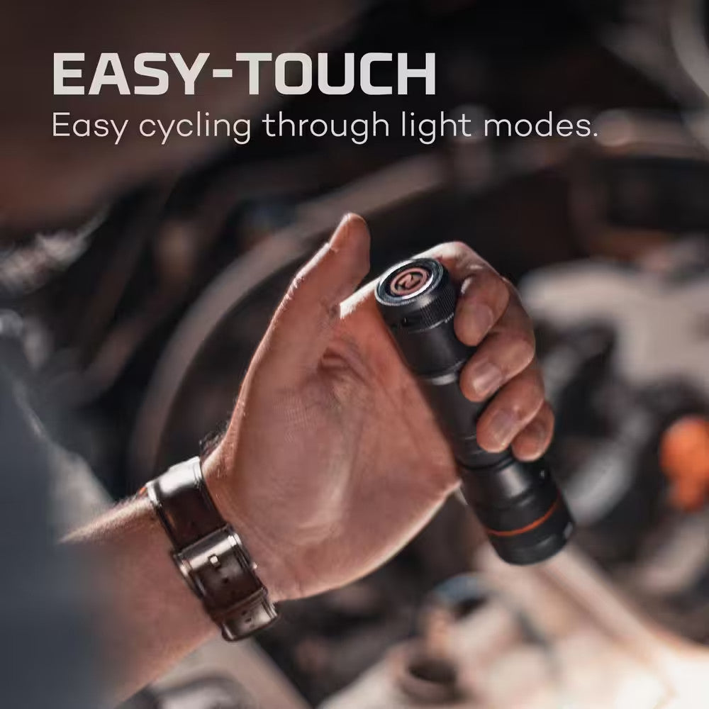 LED Tactical Flashlight 500 Lumens Handheld Aluminum Flashlight with 3 Batteries