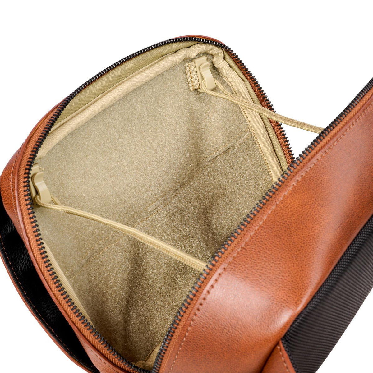 Upscale Leather Hip Pack - Brown