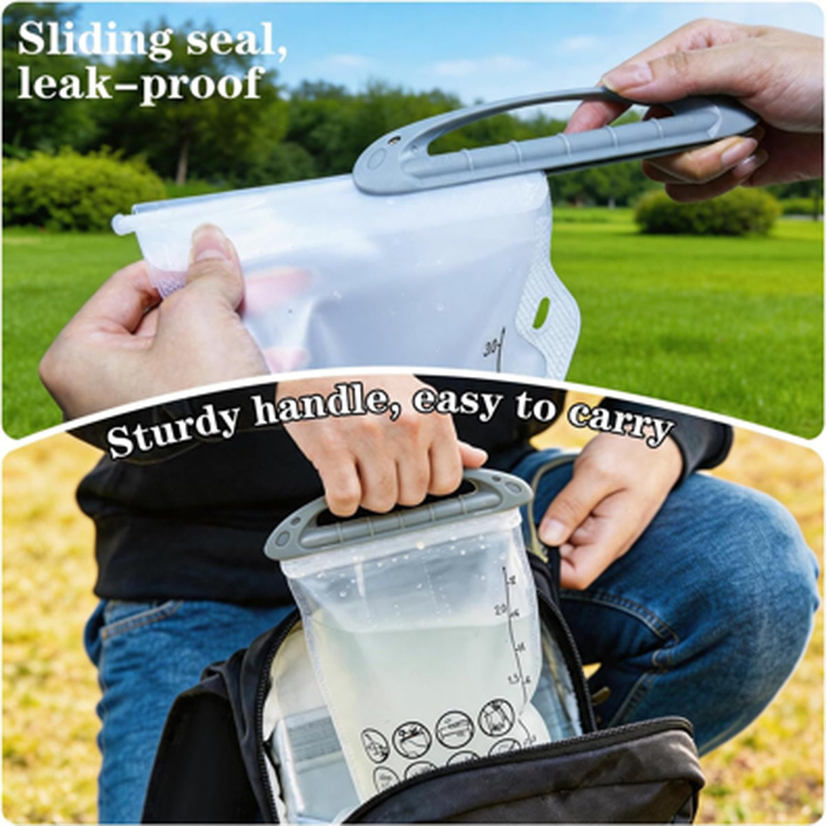 2L Leakproof Hydration Bladder for Cycling Hiking Camping Outdoor