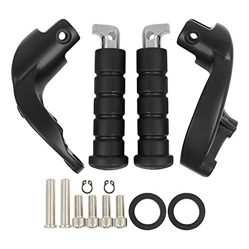 Motorcycle Passenger Footpegs Rear Set for Indian Scout 2015-2025 - Aluminum & Rubber