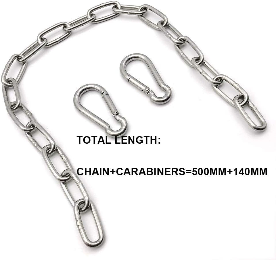 Heavy Duty Stainless Steel Chain for Punching Bags, Hanging Chair, Swing