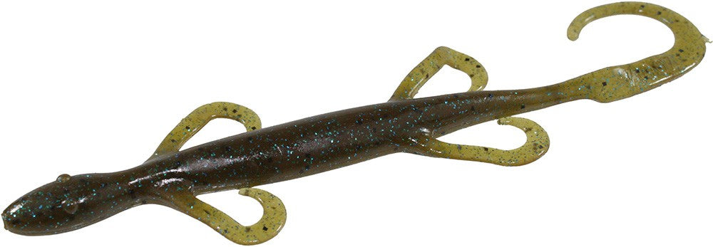 8 Inch Soft Plastic Creature Bait Pack for Bass Fishing - Lizard Lures