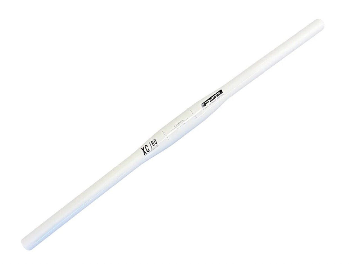 FSA XC 180 Flat MTB Handlebar 31.8mm x 600mm Aluminum White