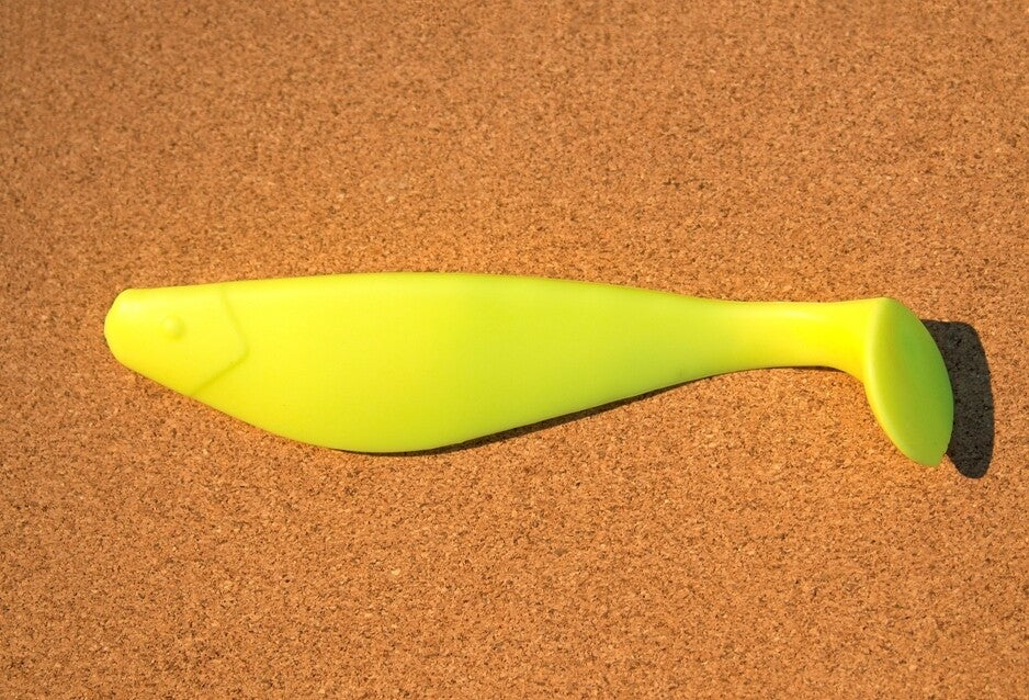 6-Inch Soft Plastic Shad Baits for Fishing - Multiple Colors & Quantity Options